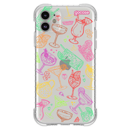 Capinha para celular Drinks Pattern