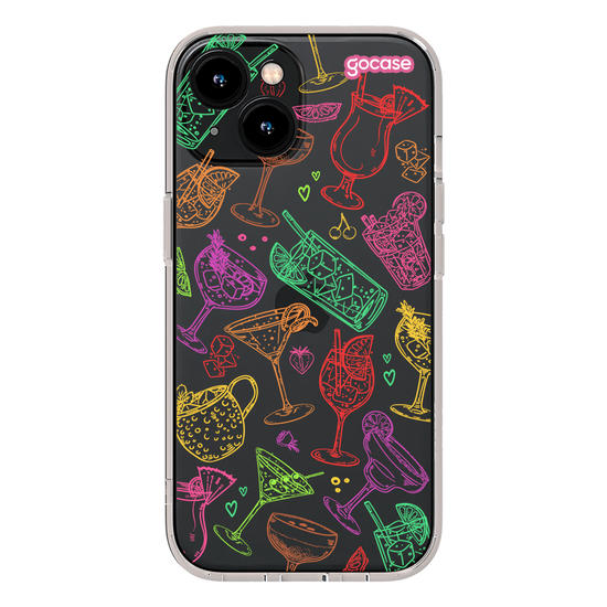 Capinha para celular Drinks Pattern