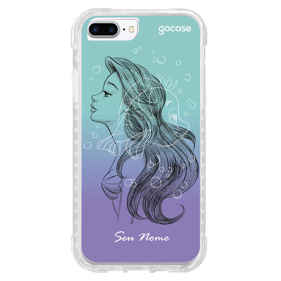 Capinha para celular Disney - Princesas - Ariel color