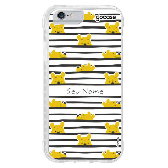Capinha para celular Ursinho Pooh - Lines