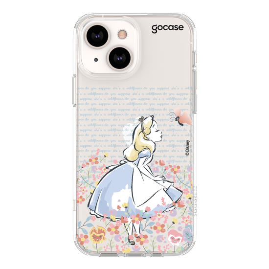 Capinha para celular Disney - Alice - No Jardim