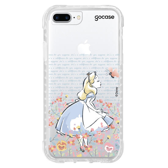 Capinha para celular Disney - Alice - No Jardim Capinha para celular Disney - Alice - No Jardim