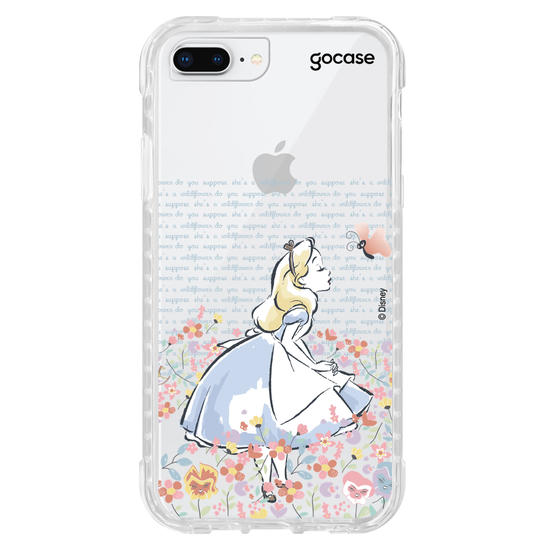 Capinha para celular Disney - Alice - No Jardim