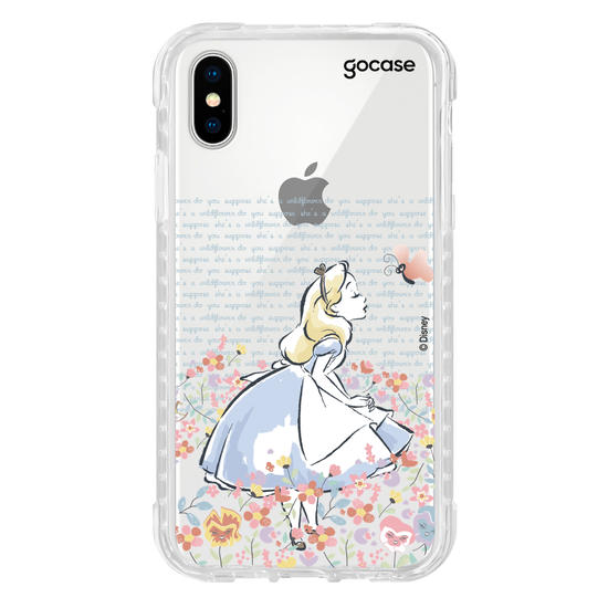 Capinha para celular Disney - Alice - No Jardim