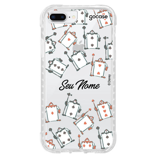 Capinha para celular Disney - Alice - Chuva de Cartas