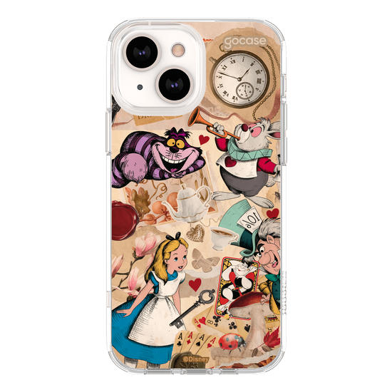 Capinha para celular Alice no País das Maravilhas - Colagem