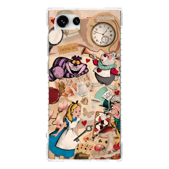 Capinha para celular  Alice no País das Maravilhas - Colagem