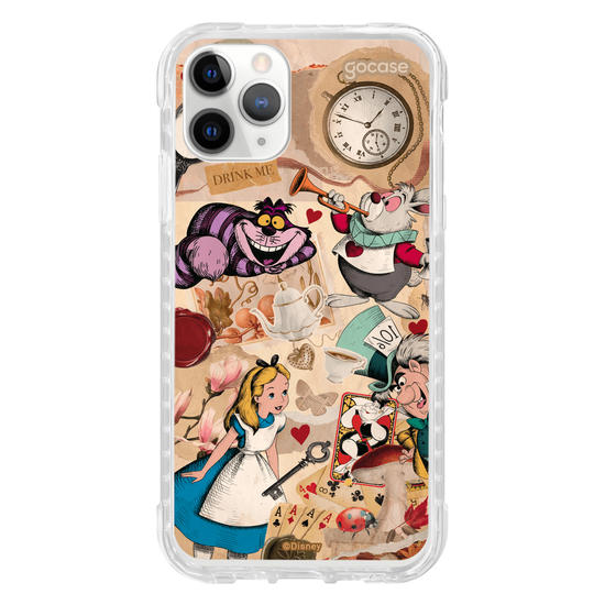 Capinha para celular  Alice no País das Maravilhas - Colagem