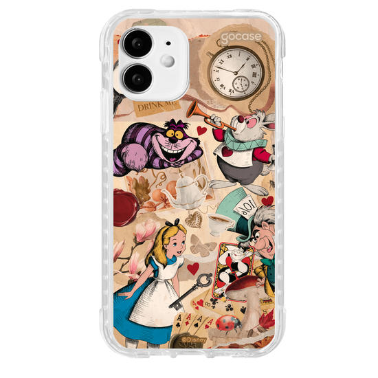 Capinha para celular  Alice no País das Maravilhas - Colagem