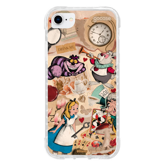 Capinha para celular  Alice no País das Maravilhas - Colagem