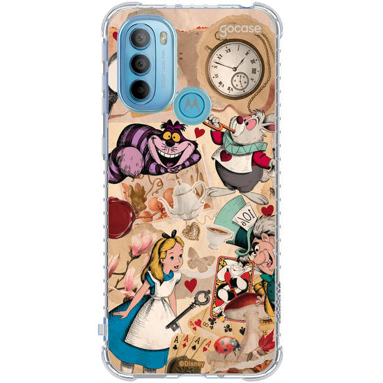 Capinha para celular  Alice no País das Maravilhas - Colagem