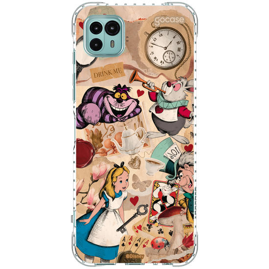 Capinha para celular  Alice no País das Maravilhas - Colagem