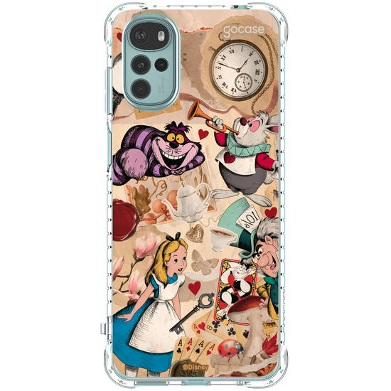 Capinha para celular  Alice no País das Maravilhas - Colagem