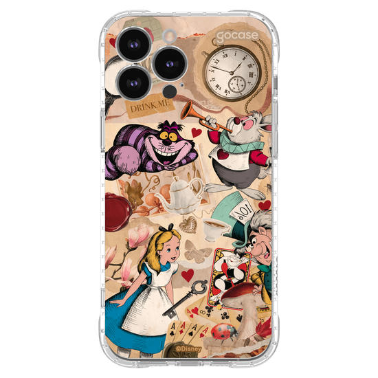 Capinha para celular  Alice no País das Maravilhas - Colagem