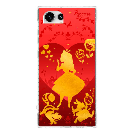 Capinha para celular  Alice no País das Maravilhas - Golden and Red