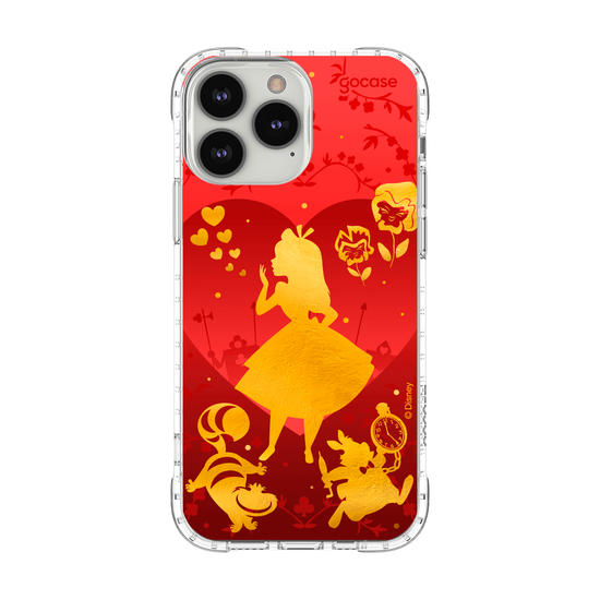 Capinha para celular  Alice no País das Maravilhas - Golden and Red