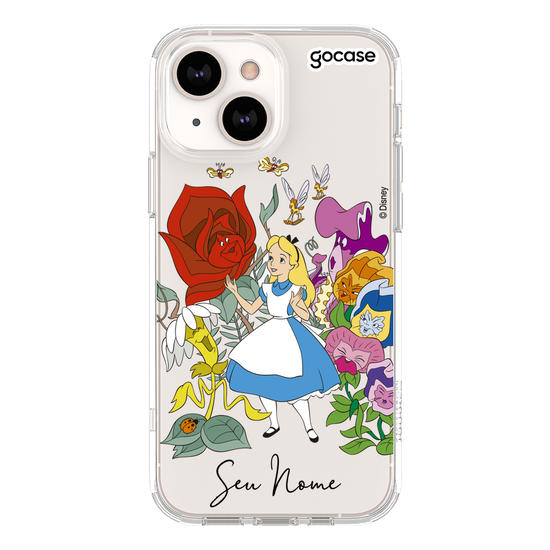 Capinha para celular Disney - Alice - Amizade Florida