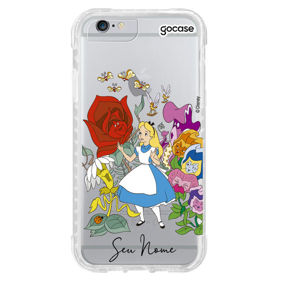 Capinha para celular Disney - Alice - Amizade Florida