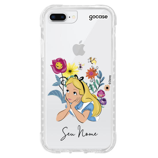 Capinha para celular Disney - Alice - Entre as Flores