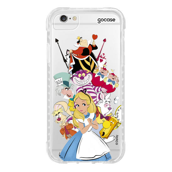 Capinha para celular Disney - Alice - A turma toda