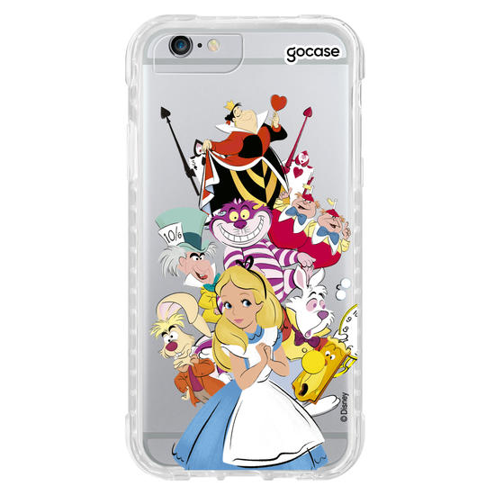 Capinha para celular Disney - Alice - A turma toda