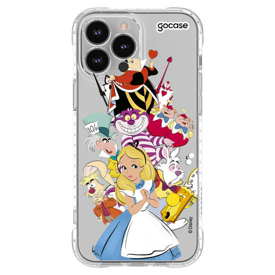Capinha para celular Disney - Alice - A turma toda