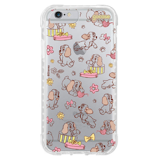 Capinha para celular  Puppy Lady - Pattern