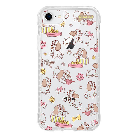 Capinha para celular  Puppy Lady - Pattern