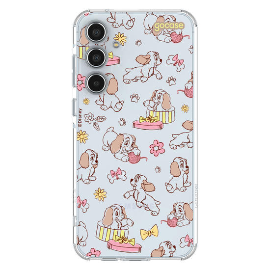 Capinha para celular  Puppy Lady - Pattern