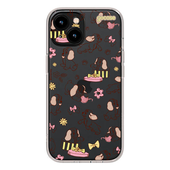 Capinha para celular  Puppy Lady - Pattern