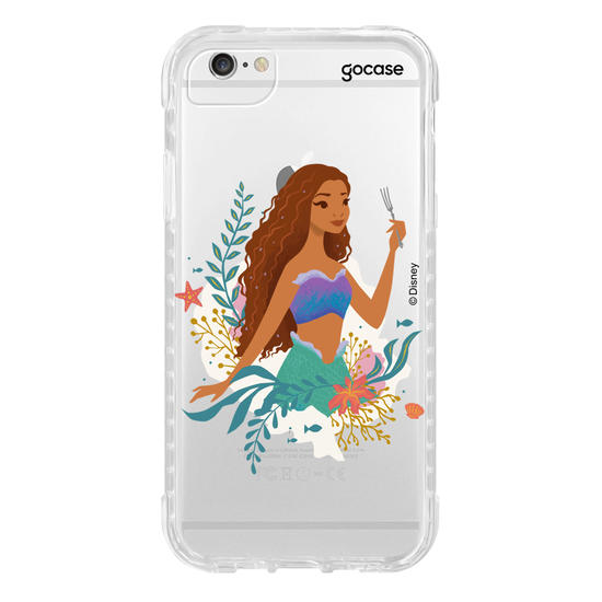 Capinha para celular A Pequena Sereia - Ariel Entre Algas