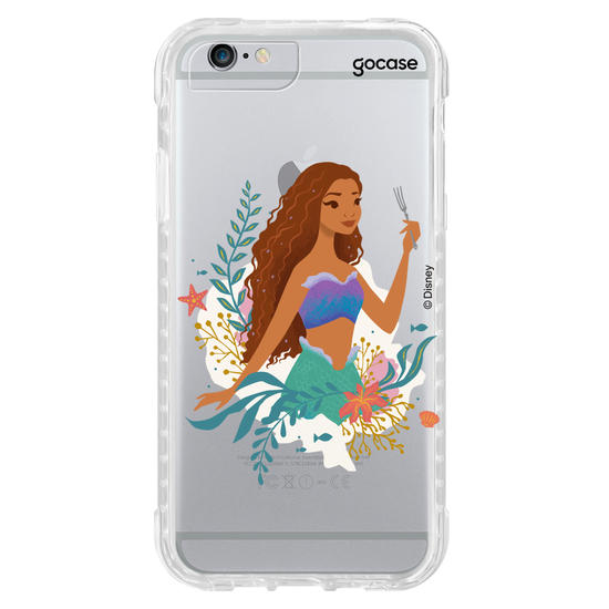 Capinha para celular A Pequena Sereia - Ariel Entre Algas