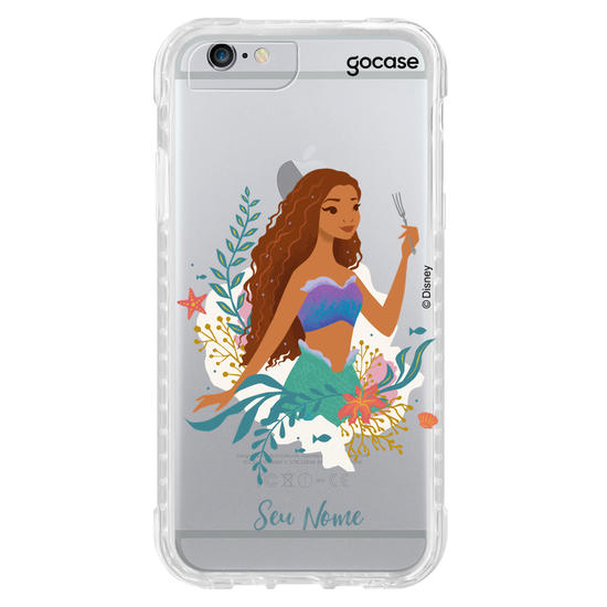 Capinha para celular A Pequena Sereia - Ariel Entre Algas