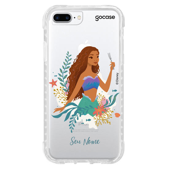 Capinha para celular A Pequena Sereia - Ariel Entre Algas