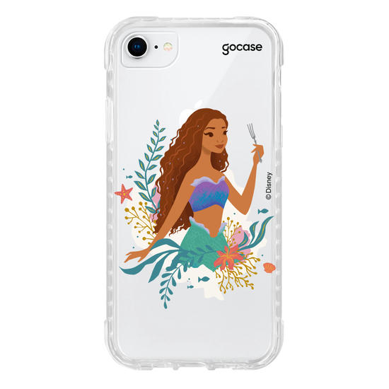 Capinha para celular A Pequena Sereia - Ariel Entre Algas