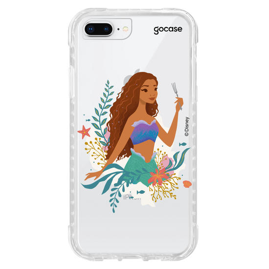 Capinha para celular A Pequena Sereia - Ariel Entre Algas