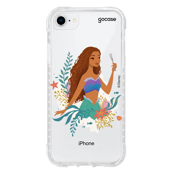 Capinha para celular A Pequena Sereia - Ariel Entre Algas
