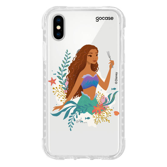 Capinha para celular A Pequena Sereia - Ariel Entre Algas