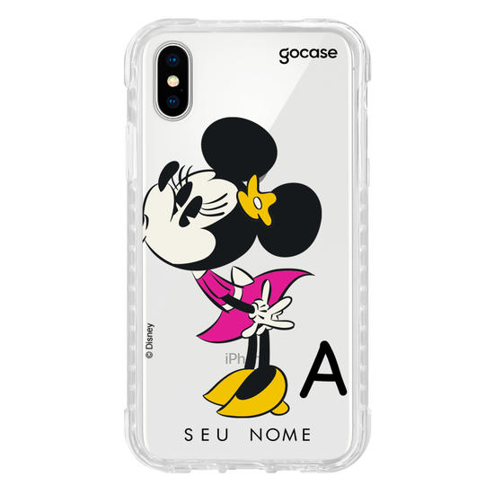 Capinha para celular Mickey & Amigos - Minnie Beijo