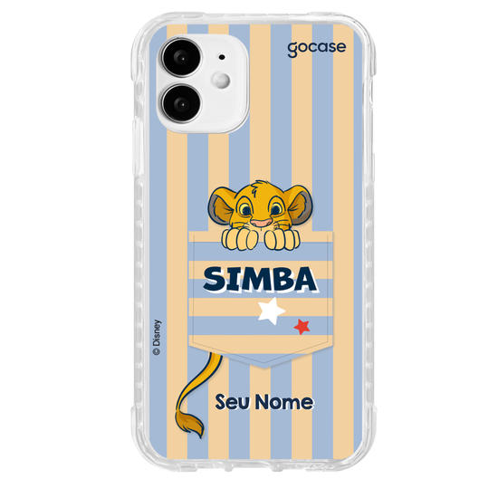 Capinha para celular Disney - Rei Leão - Simba Bolsinho