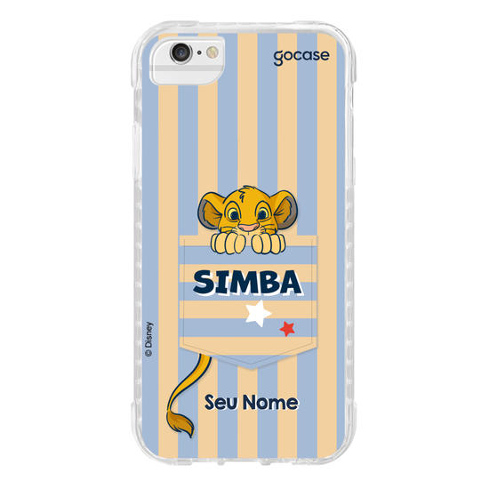 Capinha para celular Disney - Rei Leão - Simba Bolsinho