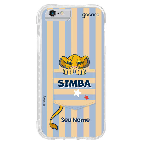 Capinha para celular Disney - Rei Leão - Simba Bolsinho
