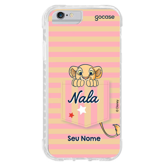 Capinha para celular Disney - Rei Leão - Nala Bolsinho