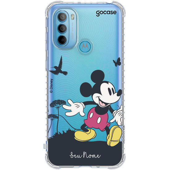 Capinha para celular Mickey & Amigos - Passeio com Mickey
