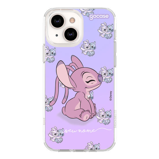 Capinha para celular Lilo & Stitch - Angel Love Pattern