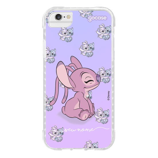 Capinha para celular Lilo & Stitch - Angel Love Pattern