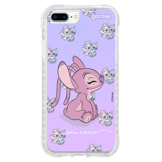 Capinha para celular Lilo & Stitch - Angel Love Pattern