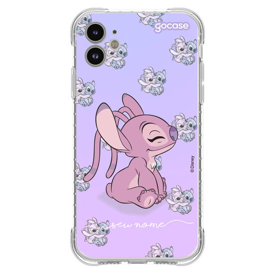 Capinha para celular Lilo & Stitch - Angel Love Pattern