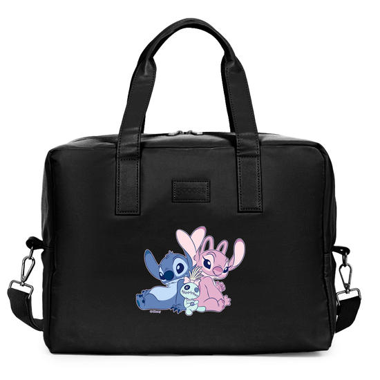 Bolsa Joy Pro -  Stitch e Angel - Duo Perfeito