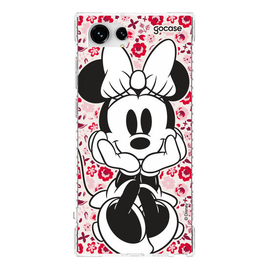 Capinha para celular Mickey & Amigos - Minnie Entre Flores
